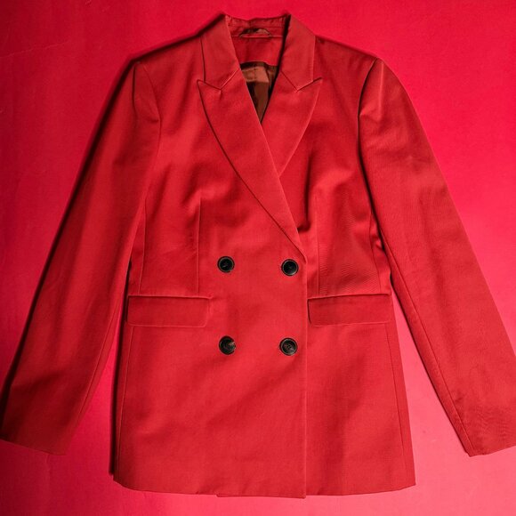 Kotn Orange Oversized Blazer – Sustainable Fashion, Size S, 100% Cotton - Picture 6 of 12